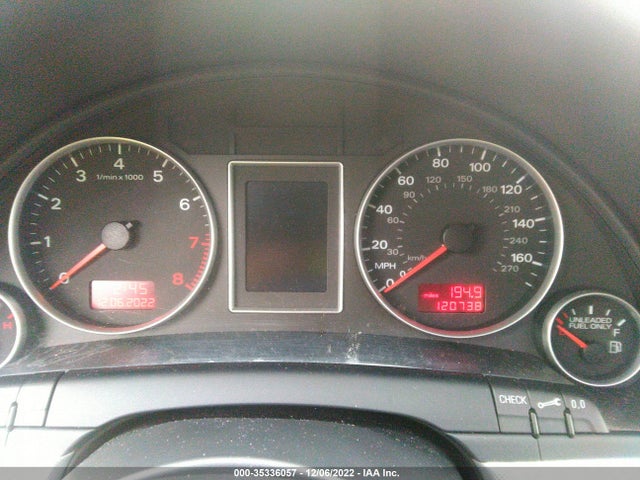 2007 AUDI A4 2.0T VIN: WAUDF78E77A210945