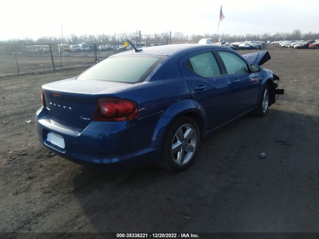2013 DODGE AVENGER SXT VIN: 1C3CDZCBXDN554033