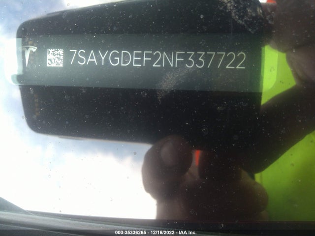 Tesla Model Y Performance 2022 7SAYGDEF2NF337722 Image 10