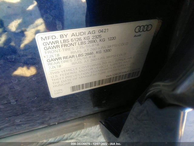 WA1DECF36M1120725 Audi Q3 S Line Premium