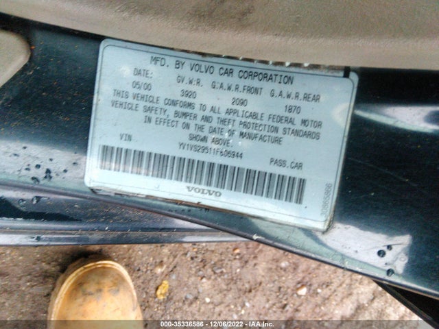 YV1VS29511F606944 Volvo S40