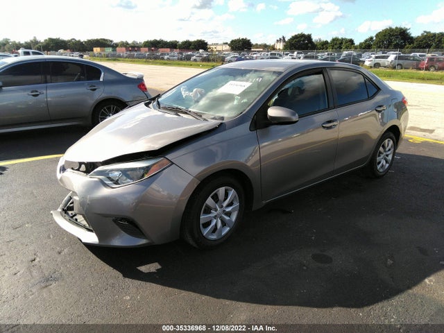 2015 TOYOTA COROLLA L/LE/S/S PLUS/LE PLUS VIN: 2T1BURHEXFC446219