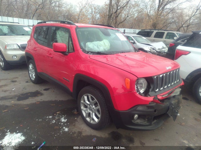 Продаж на аукціоні авто 2018 Jeep Renegade Latitude, vin: ZACCJABB2JPH97362, номер лоту: 35338348