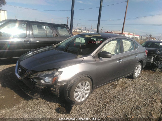 2016 NISSAN SENTRA S VIN: 3N1AB7AP0GY330856