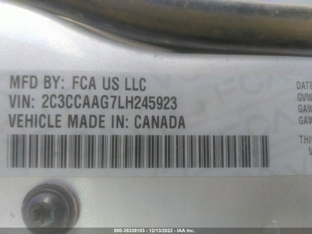 2C3CCAAG7LH245923 Chrysler 300 Touring L