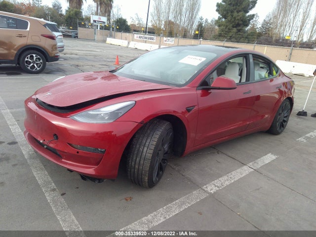 Tesla Model 3 Performance 2022 5YJ3E1EC5NF327462 Image 2