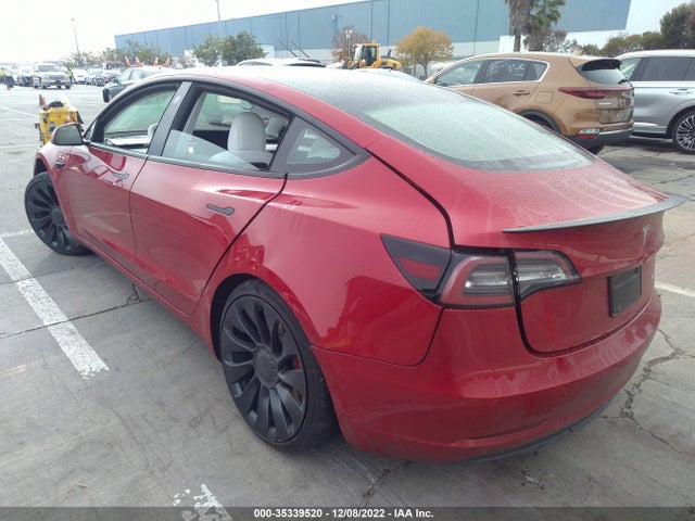 Tesla Model 3 Performance 2022 5YJ3E1EC5NF327462 Image 3