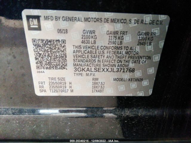 3GKALSEXXJL371768 GMC Terrain