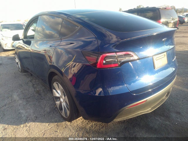 2021 TESLA MODEL Y LONG RANGE VIN: 5YJYGDEE9MF196697