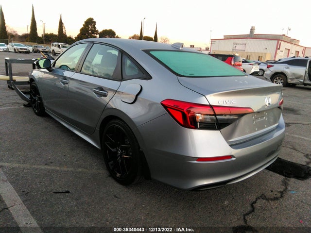 2022 HONDA CIVIC SEDAN SPORT VIN: 2HGFE2F5XNH579318