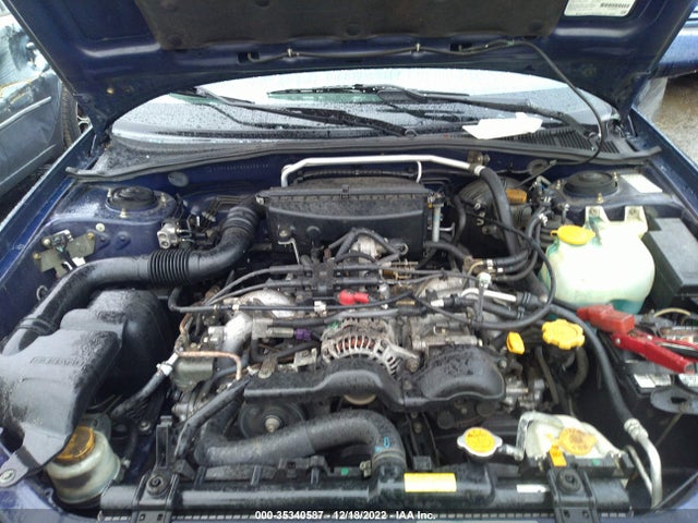 2002 SUBARU IMPREZA SEDAN RS VIN: JF1GD67522G521681