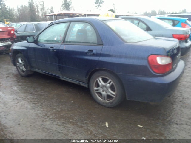 2002 SUBARU IMPREZA SEDAN RS VIN: JF1GD67522G521681