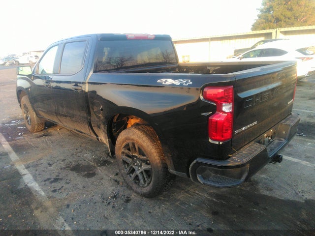 2022 CHEVROLET SILVERADO 1500 CUSTOM VIN: 1GCPDBEKXNZ519830