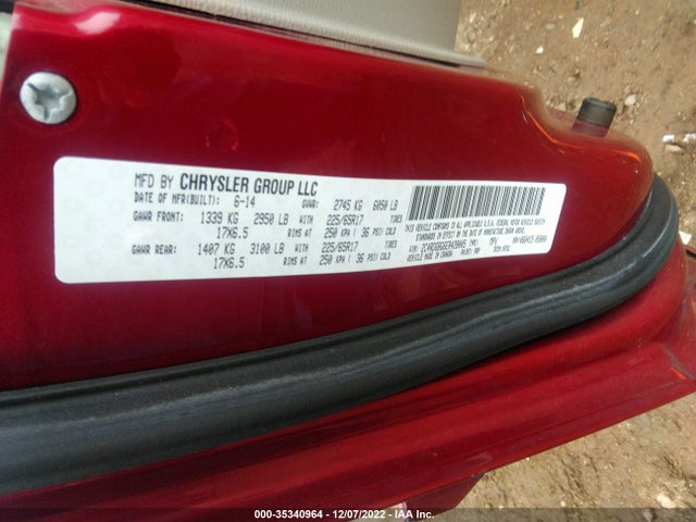 Dodge Grand Caravan Se 2014 2C4RDGBG6ER428005 Image 9