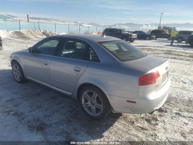 2008 AUDI A4 2.0T VIN: WAUDF78E08A094375