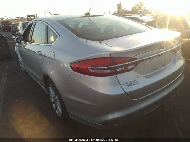 2017 FORD FUSION ENERGI SE VIN: 3FA6P0PU9HR313175