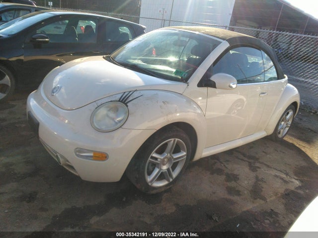 2004 VOLKSWAGEN NEW BEETLE CONVERTIBLE GLS TURBO VIN: 3VWCD31Y04M320328