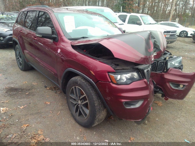 2017 JEEP GRAND CHEROKEE TRAILHAWK VIN: 1C4RJFLG6HC872581