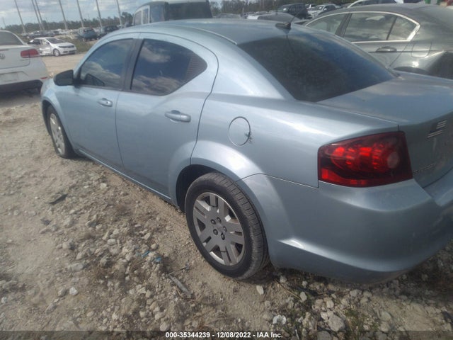 2013 DODGE AVENGER SE VIN: 1C3CDZAB0DN616767