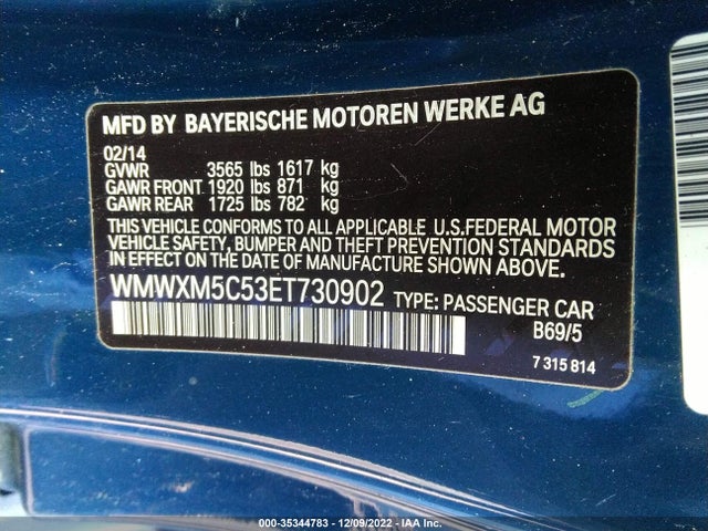 2014 Mini Cooper, VIN: WMWXM5C53ET730902