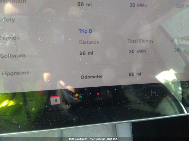 2023 TESLA MODEL Y LONG RANGE VIN: 7SAYGDEE1PA030887