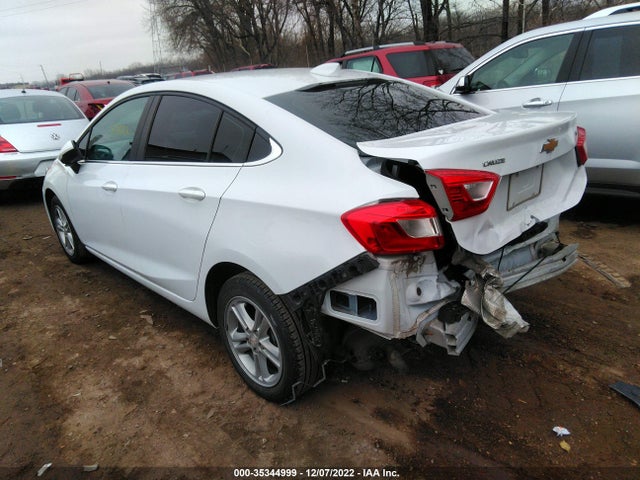2017 Chevrolet Cruze Lt მანქანა იყიდება აუქციონზე, vin: 1G1BE5SM9H7143919, აუქციონის ნომერი: 35344999