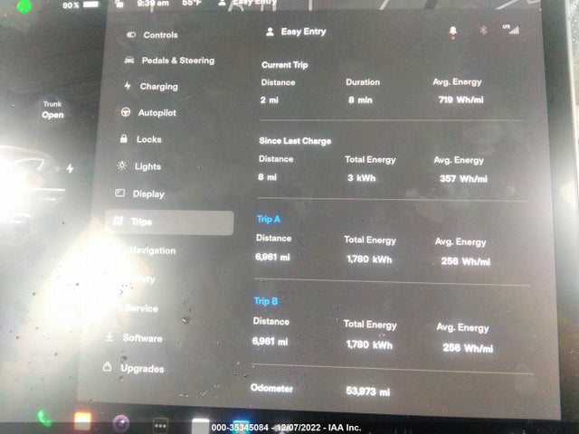 Tesla MODEL 3 2020 5YJ3E1EAXLF799118 Image 8