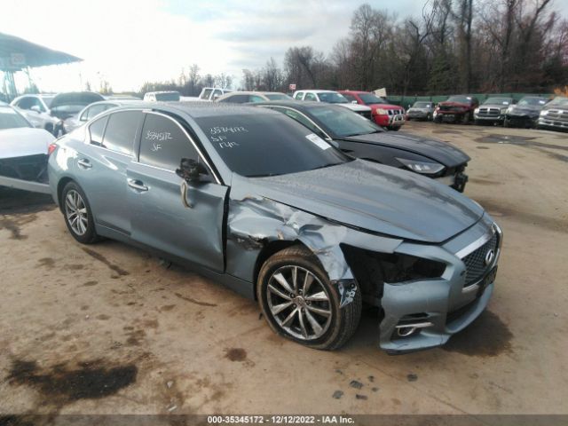 Продажа на аукционе авто 2014 Infiniti Q50 Premium, vin: JN1BV7AR9EM688597, номер лота: 35345172