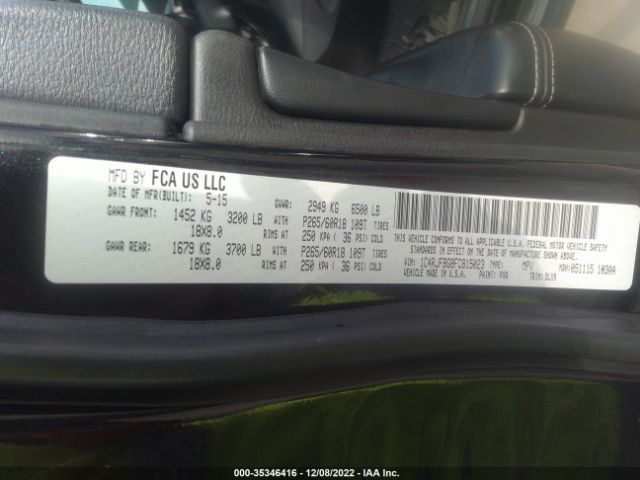 1C4RJFBG8FC815023 Jeep Grand Cherokee Limited