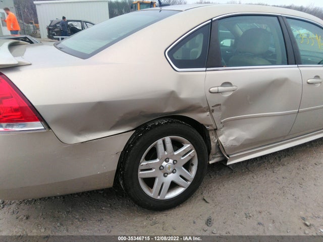 2012 CHEVROLET IMPALA LT RETAIL VIN: 2G1WB5E39C1192816