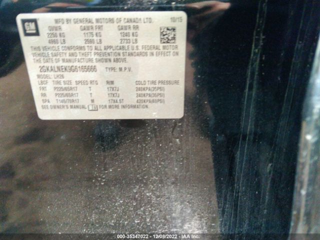 2GKALNEK9G6165666 GMC Terrain Sle