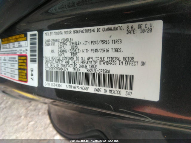 2021 Toyota Tacoma, VIN: 3TYSX5EN7MT004379