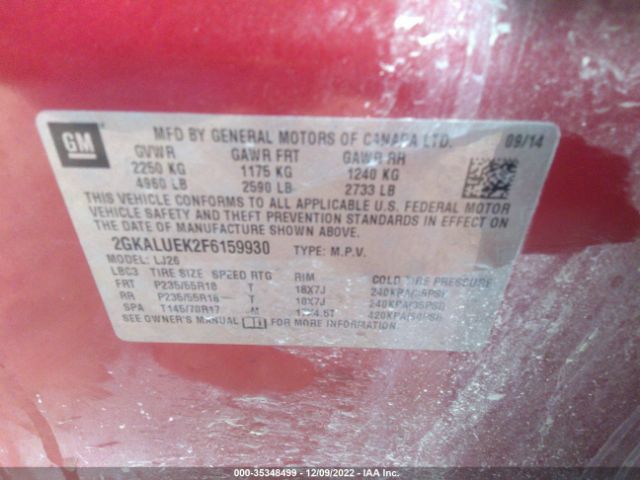 2GKALUEK2F6159930 GMC Terrain Denali