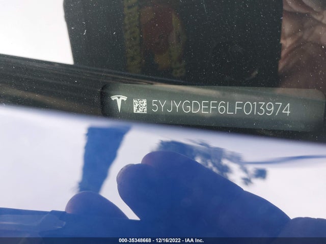 Tesla Model Y 2020 5YJYGDEF6LF013974 Image 10