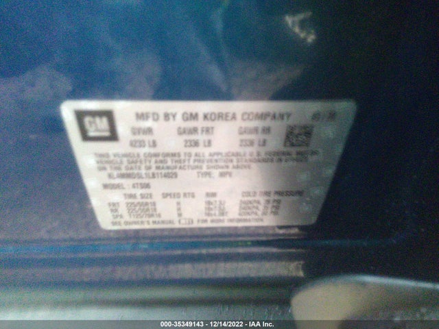2020 Buick Encore, VIN: KL4MMDSL1LB114029