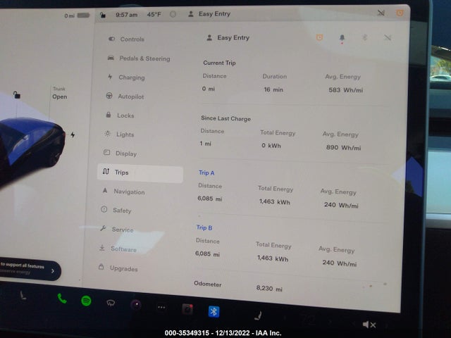 Tesla Model 3 Standard Range Plus 2021 5YJ3E1EA4MF032009 Image 7