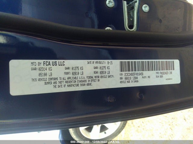 Dodge Charger Se 2015 2C3CDXBG5FH916458 Image 9