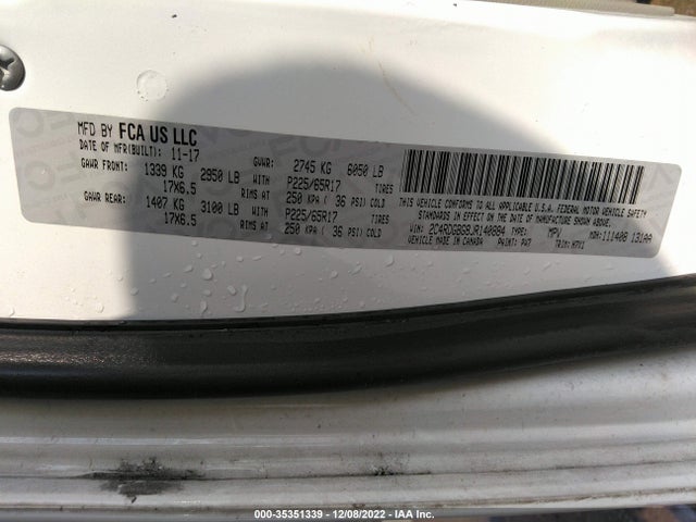 Dodge Grand Caravan Se 2018 2C4RDGBG8JR140884 Image 9