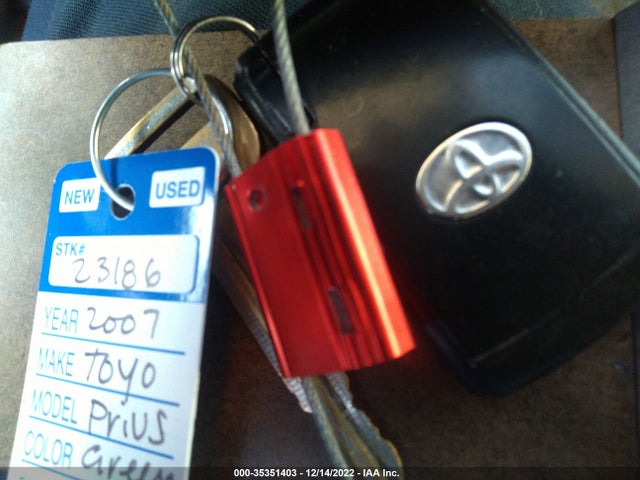 2007 TOYOTA PRIUS VIN: JTDKB20U277672953