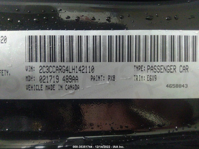 2C3CCARG4LH142110 Chrysler 300 Touring L