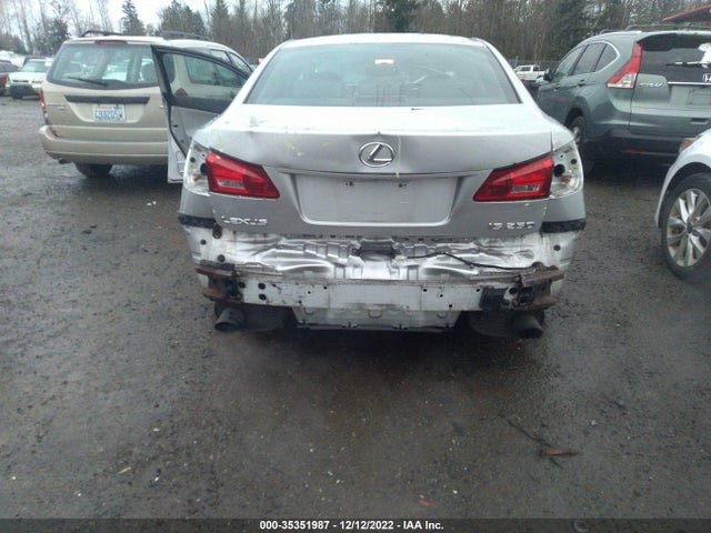 2006 LEXUS IS 250 MANUAL/AUTO VIN: JTHBK262062001930