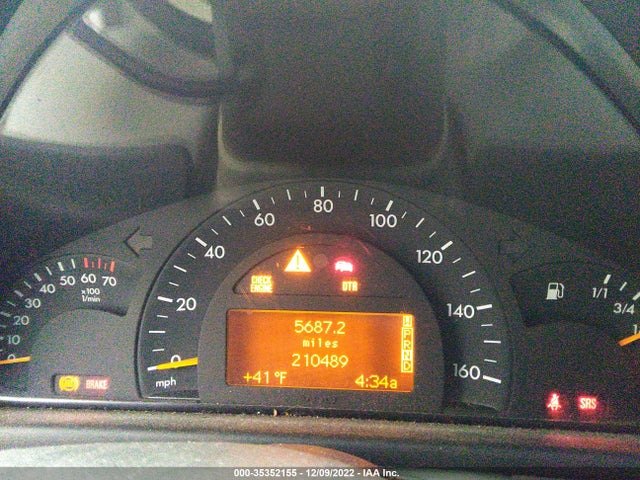 2003 MERCEDES-BENZ C-CLASS 2.6L VIN: WDBRF61J43F375633