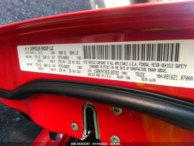RAM 1500 Sport 2014 1C6RR7HTXES126762 Image 10