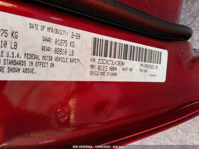 Dodge Charger 2020 2C3CDXCT3LH136384 Image 10