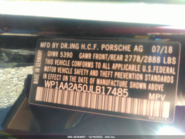 2018 Porsche Macan, VIN: WP1AA2A50JLB17485