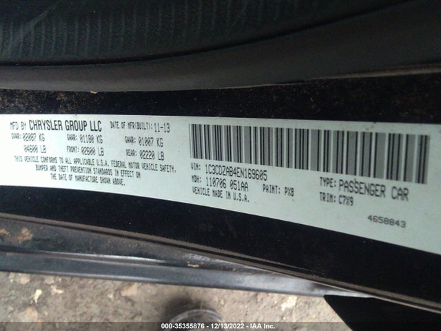 Dodge AVENGER SE 2014 1C3CDZAB4EN169605 Image 9