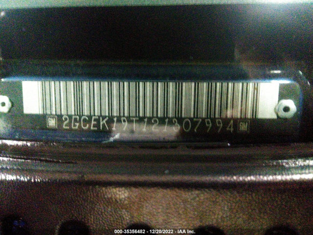 2002 CHEVROLET SILVERADO 1500 LS VIN: 2GCEK19T121307994