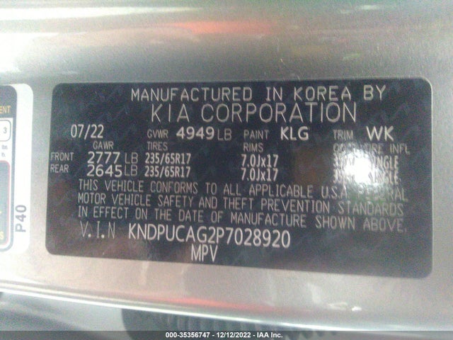2023 Kia Sportage, VIN: KNDPUCAG2P7028920