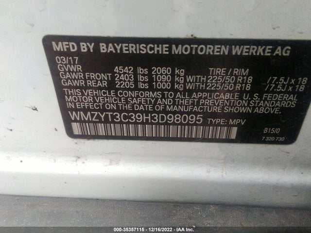 Mini Countryman Cooper S 2017 WMZYT3C39H3D98095 Image 10