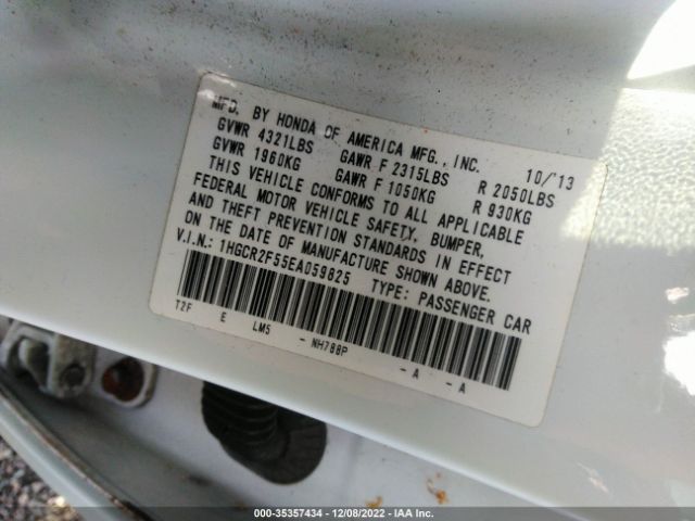 1HGCR2F55EA059825 Honda Accord Sedan Sport
